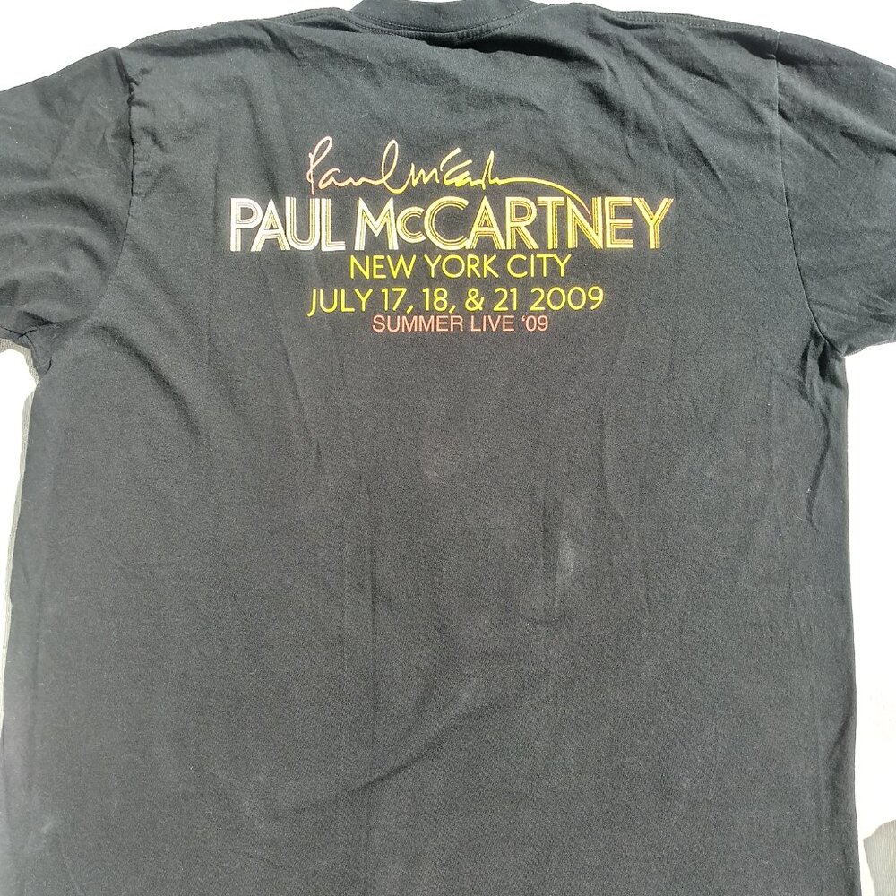 Paul McCartney Summer Live '09 New York City Dates Concert Graphic T-Shirt  XL - Picture 5 of 6